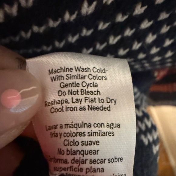 VENUS Blue and Red Sheath Dress Long Sleeve Mock Neck - Picture 4 of 8